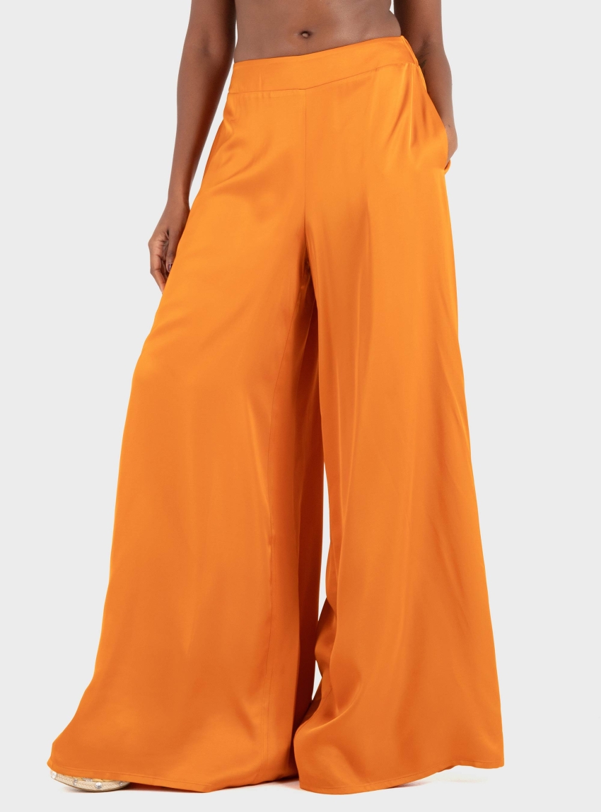 Ioanna Kourbela ''Magicality" Wideleg Trousers - Orange