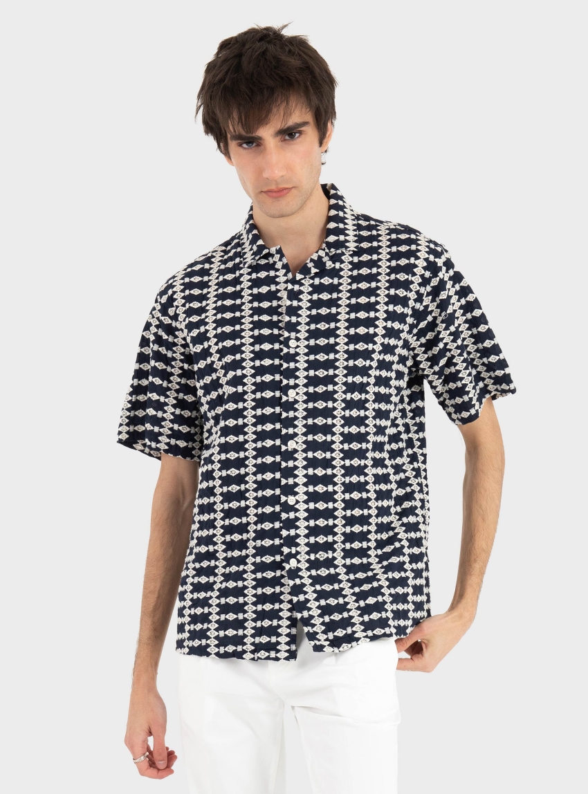 Gianni Lupo Shirt  - Navy