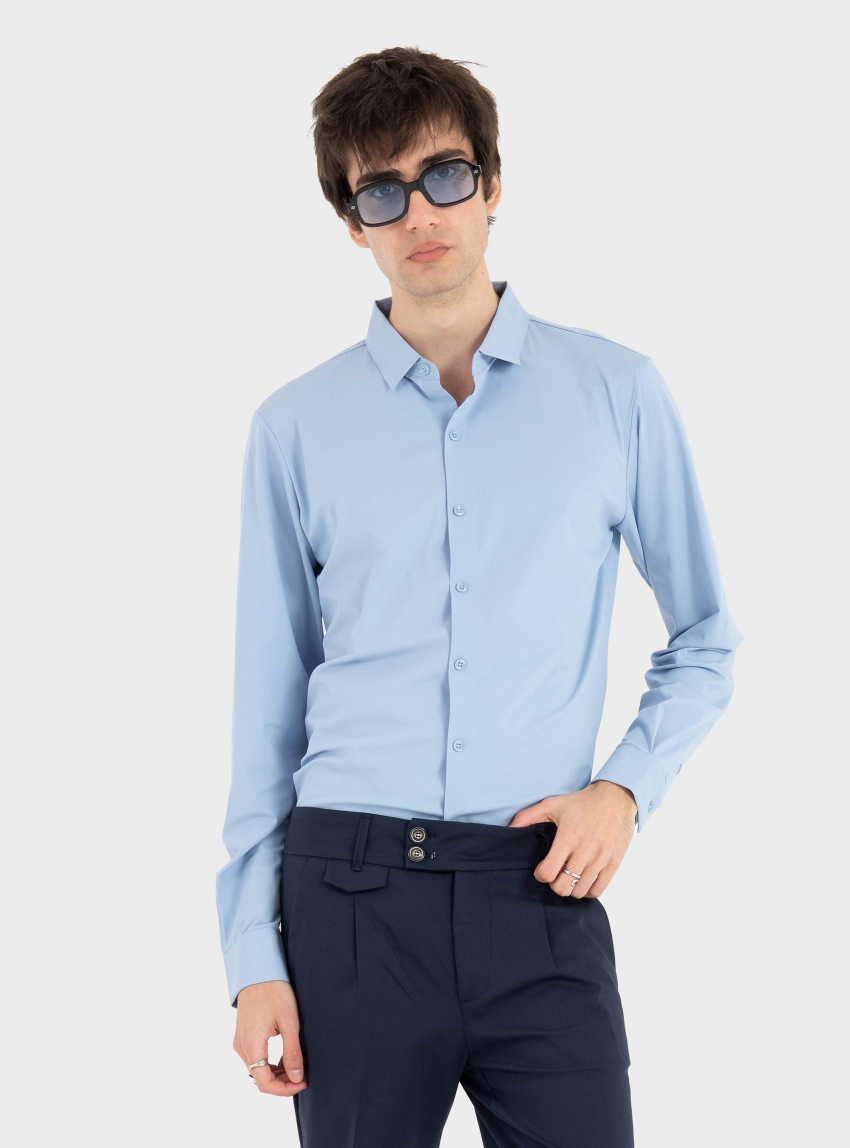 Gianni Lupo Shirt - Sky Blue