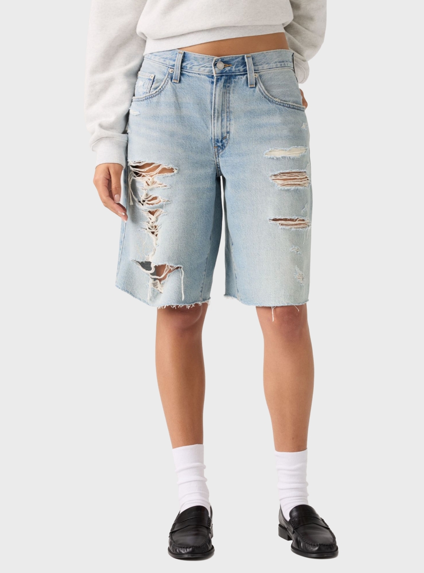 Levi's Super Baggy Jorts - Light Aged Denim