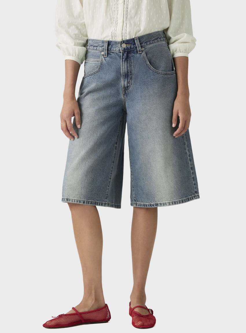 Levi's Super Baggy Jorts - Light Aged Denim