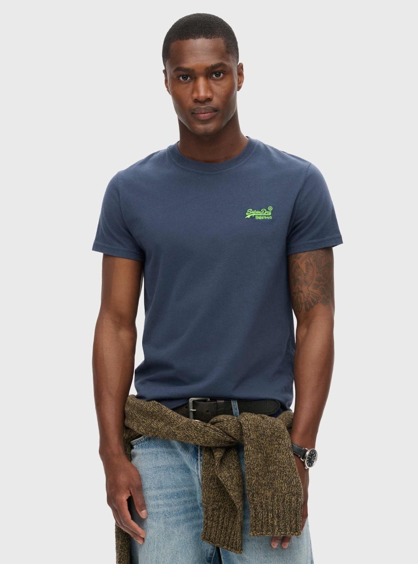 Superdry Essential Logo T-Shirt - Navy