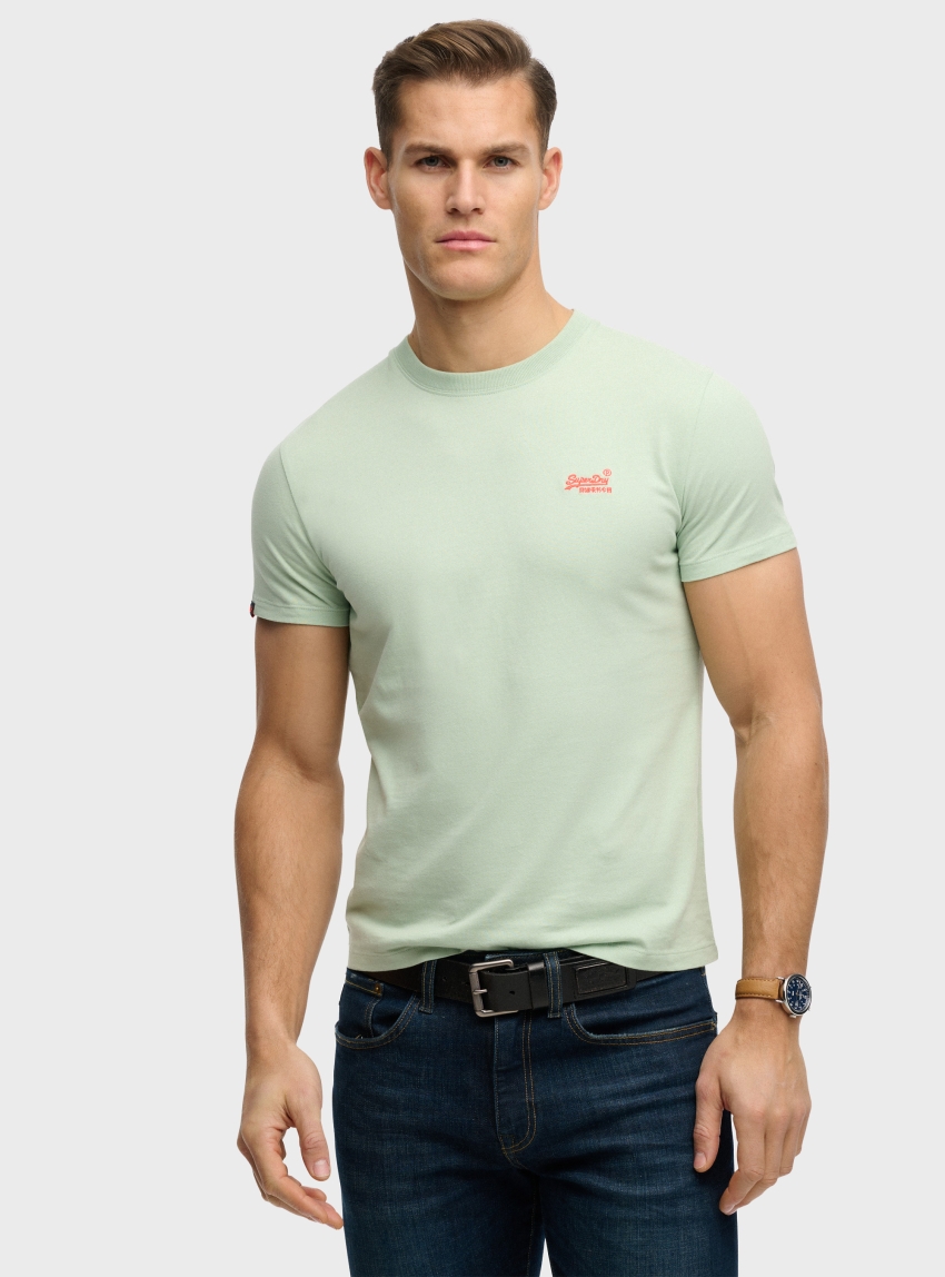 Superdry Essential Logo T-Shirt - Pale Green