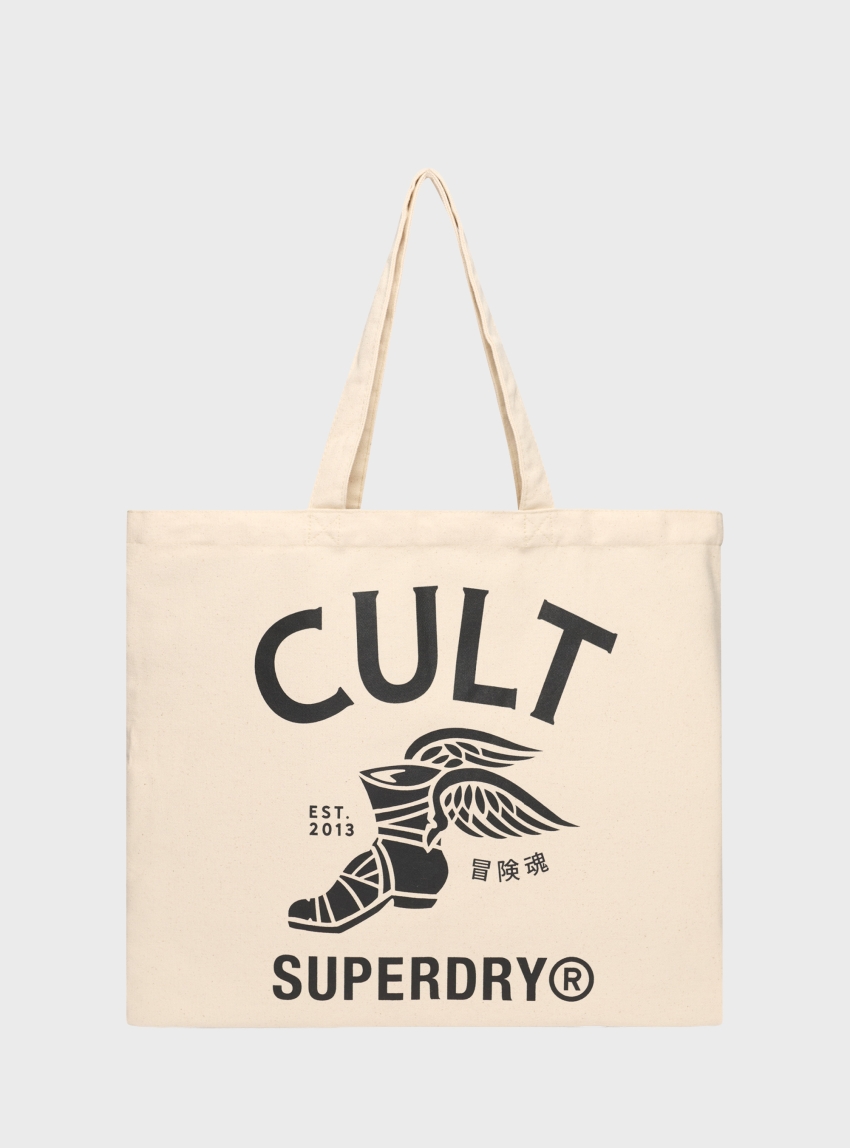 Superdry Cult Superdry Tote Bag - Natural