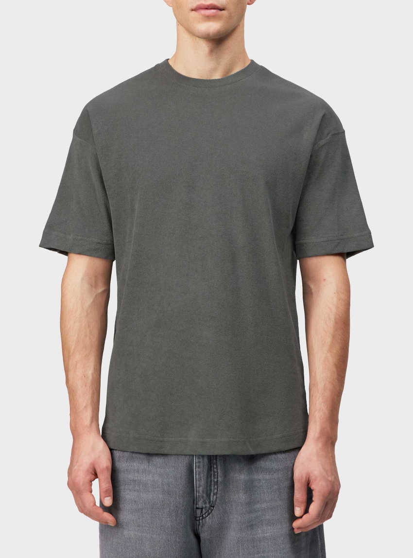 Drykorn Kayro Terry Cotton T-Shirt - Green