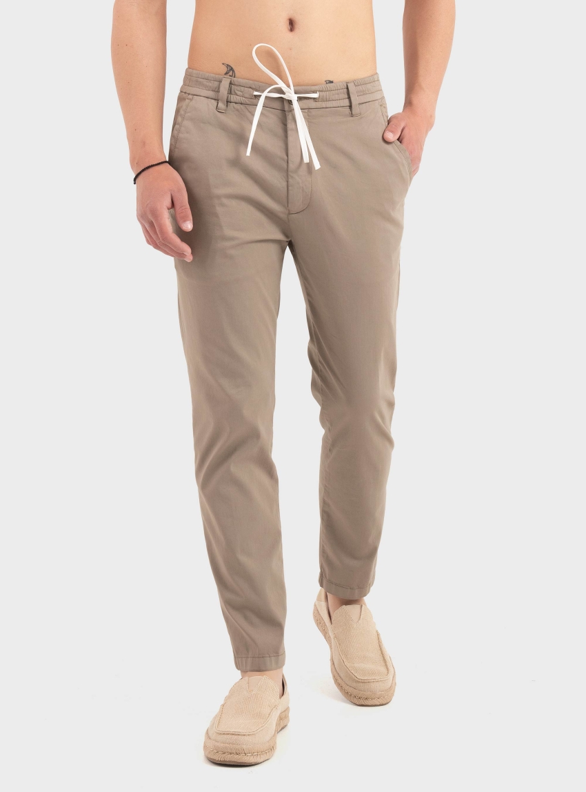 Drykorn Deger Drawstring Trousers - Brown
