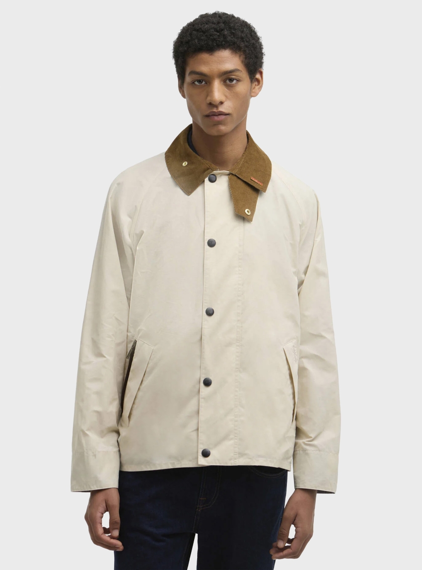 Barbour Icons Transport Casual Jacket - Ecru