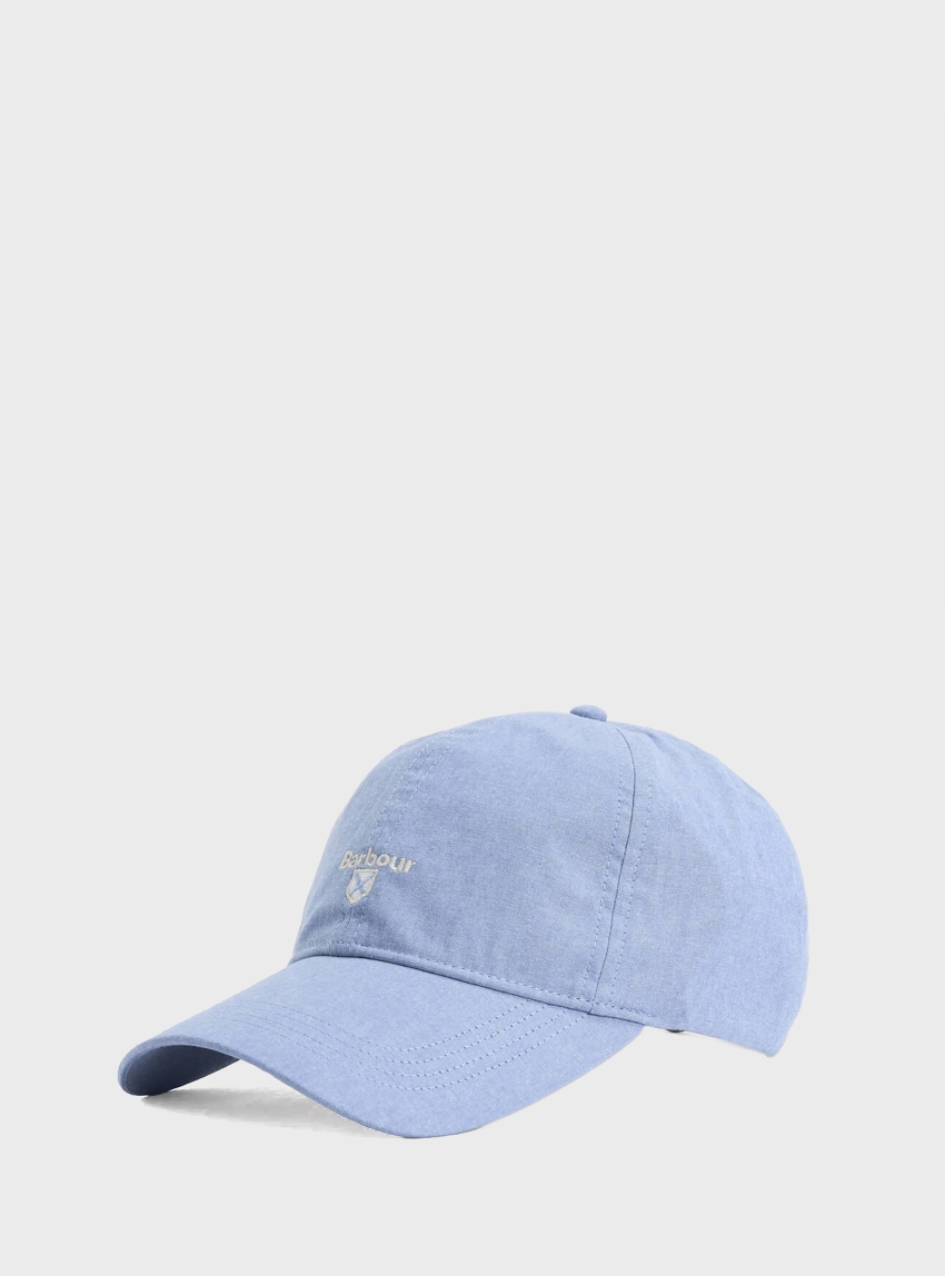 Barbour Nelson Chambray Cap - Light Blue