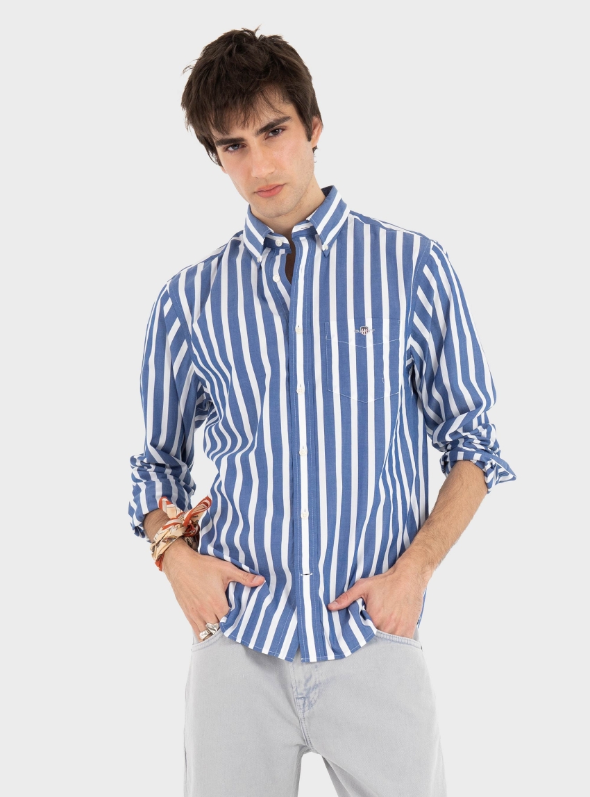 Gant Regular Fit Shirt - Sky Blue