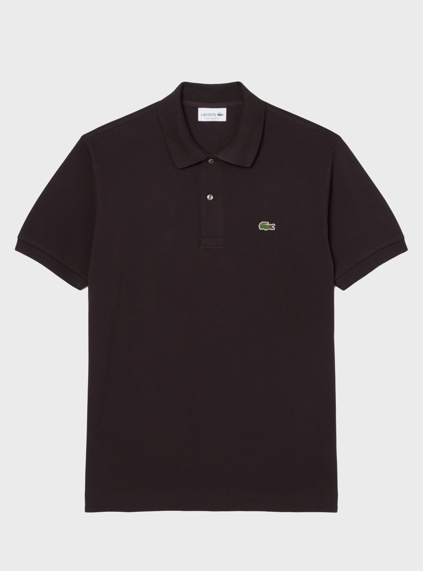 Lacoste Classic Fit L.12.12 LIGHT Piqué Polo - Dark Brown
