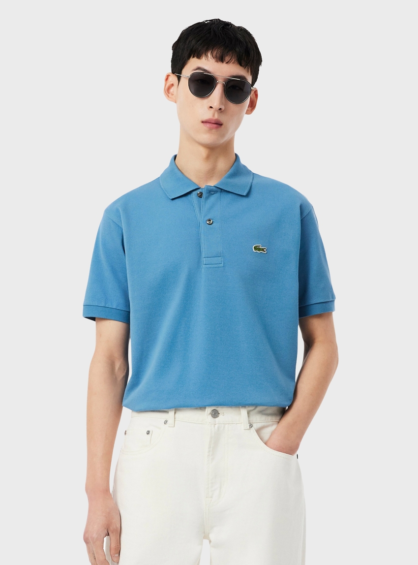 Lacoste Classic Fit L.12.12 LIGHT Piqué Polo - Blue