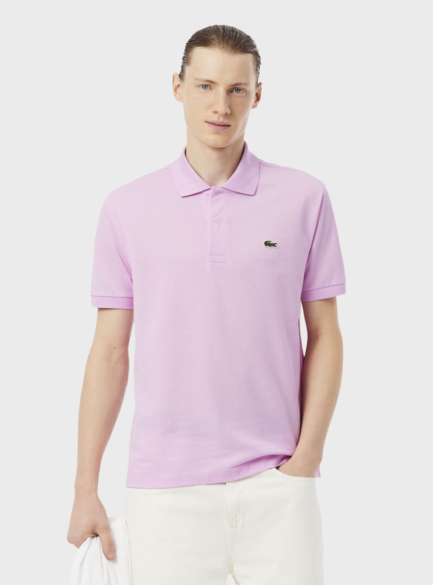 Lacoste Classic Fit L.12.12 LIGHT Piqué Polo - Pale Pink