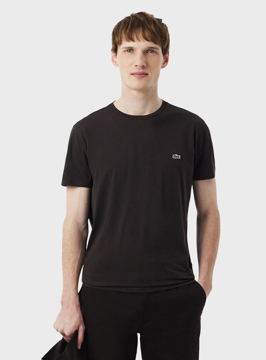 Lacoste Pima Cotton T-Shirt - Dark Brown