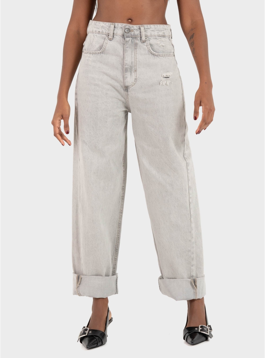 Souvenir Loose Jeans - Light Grey