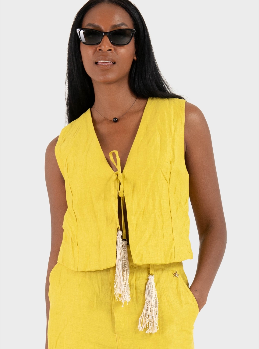 Souvenir Vest - Lime