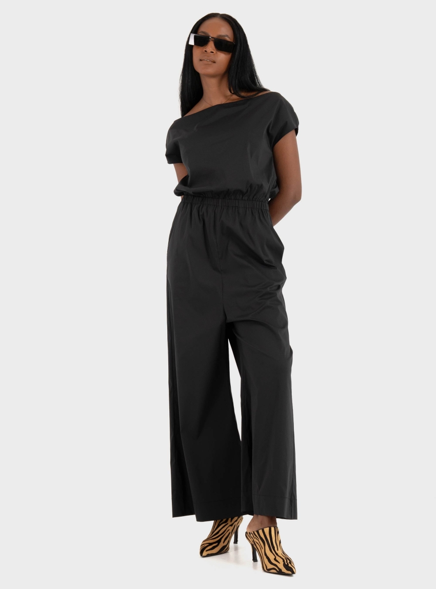 Mei Mei J Wide Leg Jumpsuit - Black