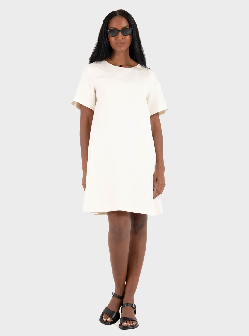 Weekend Max Mara Linen blend dress - Off White