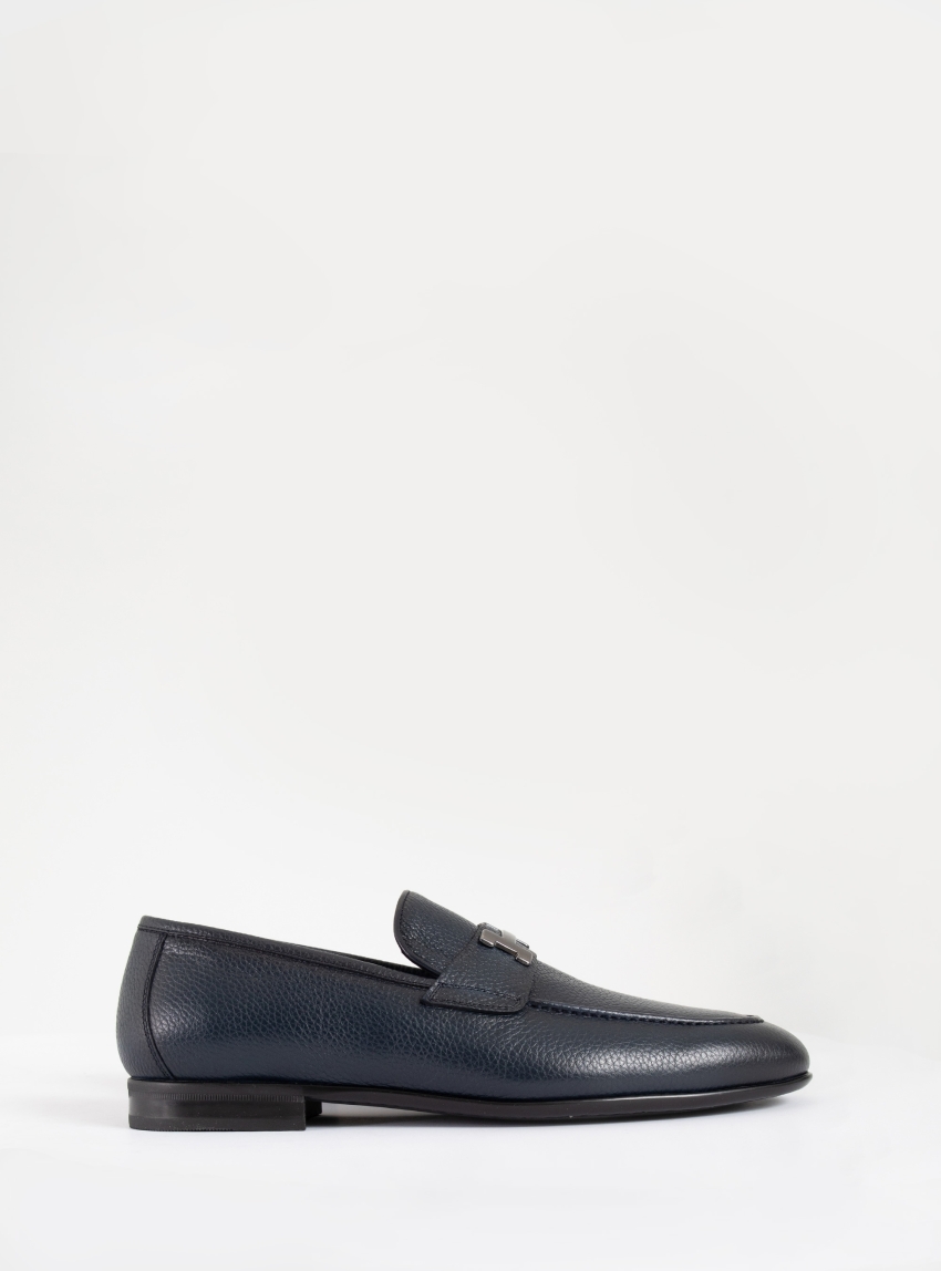 Per La Moda Buckle Loafers - Navy