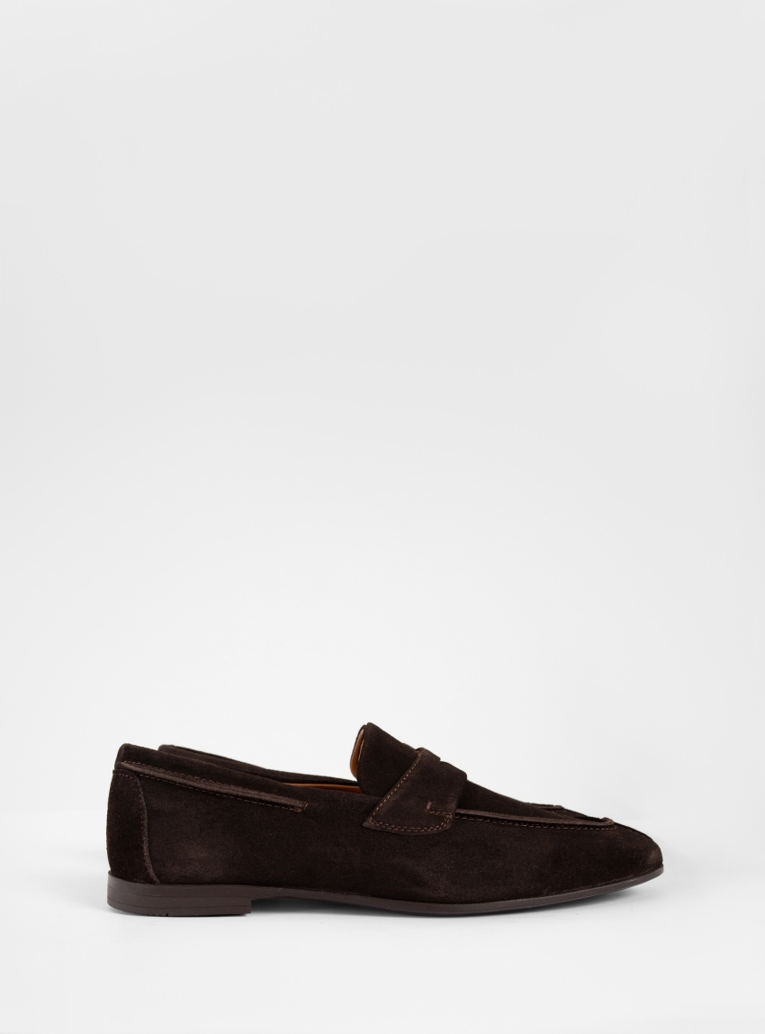 Philippe Lang Penny Loafers - Dark Brown