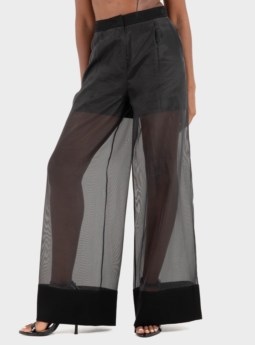Karl Lagerfeld Organza Pants - Black