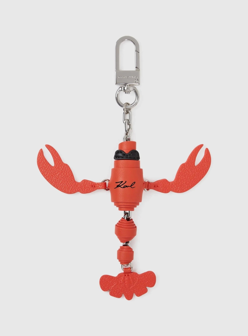 Karl Lagerfeld Ikon Lobster Keychain - Red