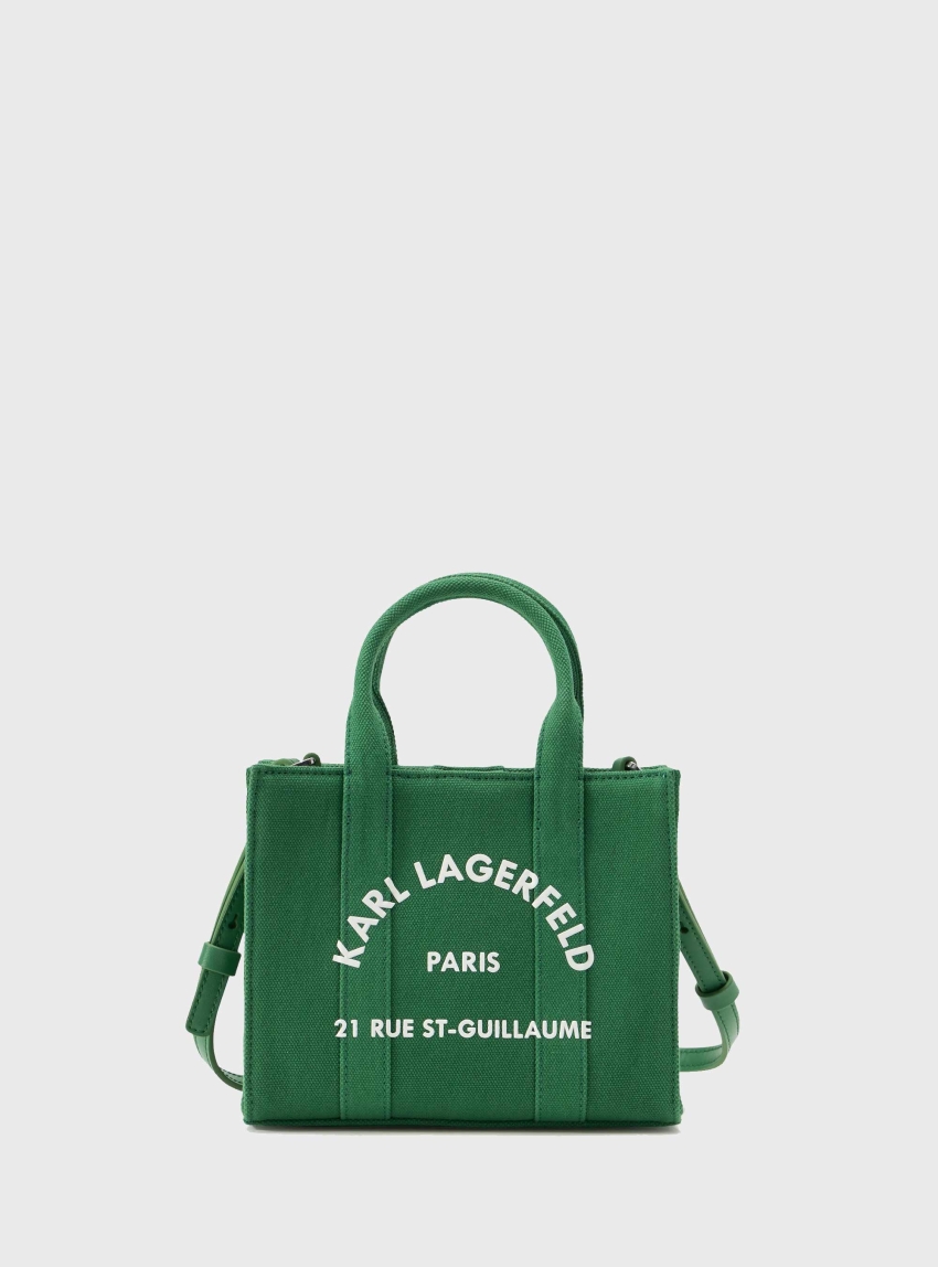 Karl Lagerfeld Rue St-Guillaume Mini Tote Bag - Green