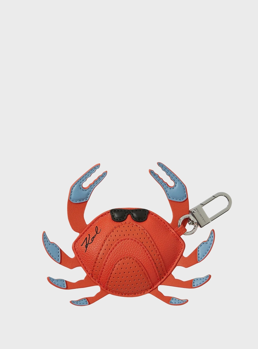 Karl Lagerfeld Ikon Crab Keychain - Red