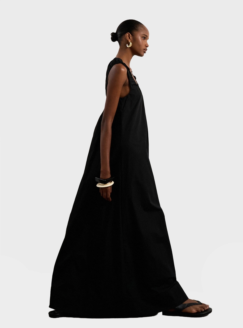 Topshop Runi Maxi Dress - Black