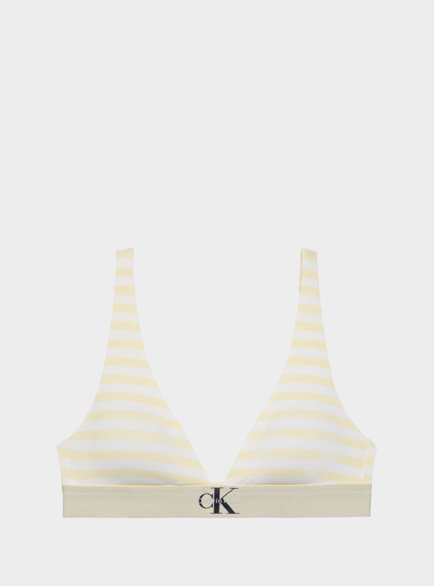 Calvin Klein Triangle Bralette - Striped