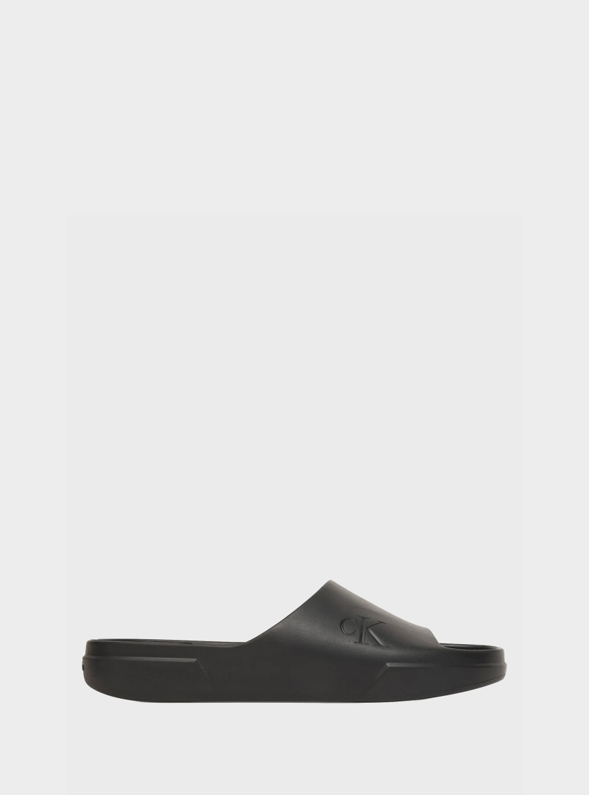 Calvin Klein One-Piece Signature Logo Sliders - Black