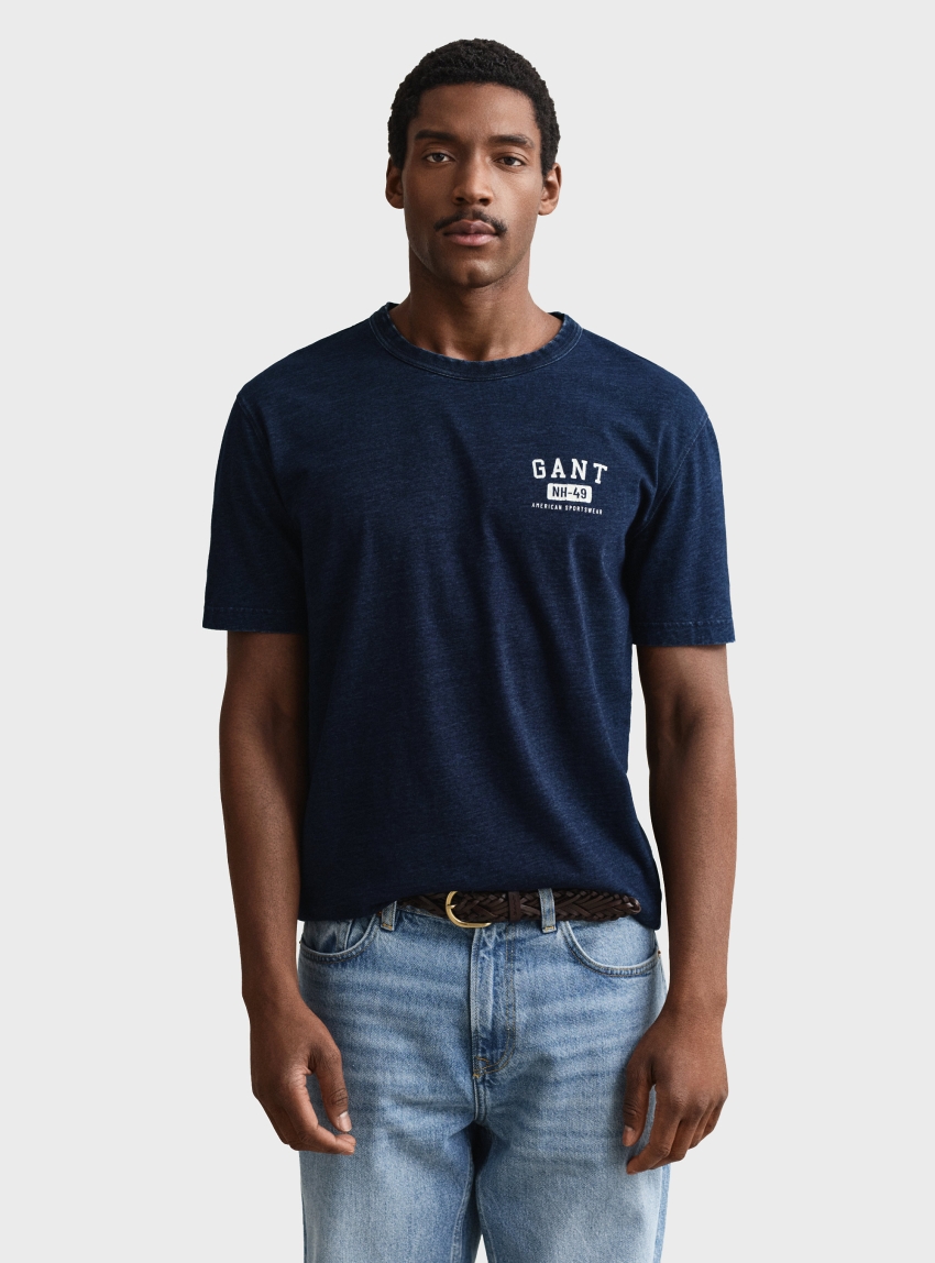 Gant Indigo T-Shirt - Indigo