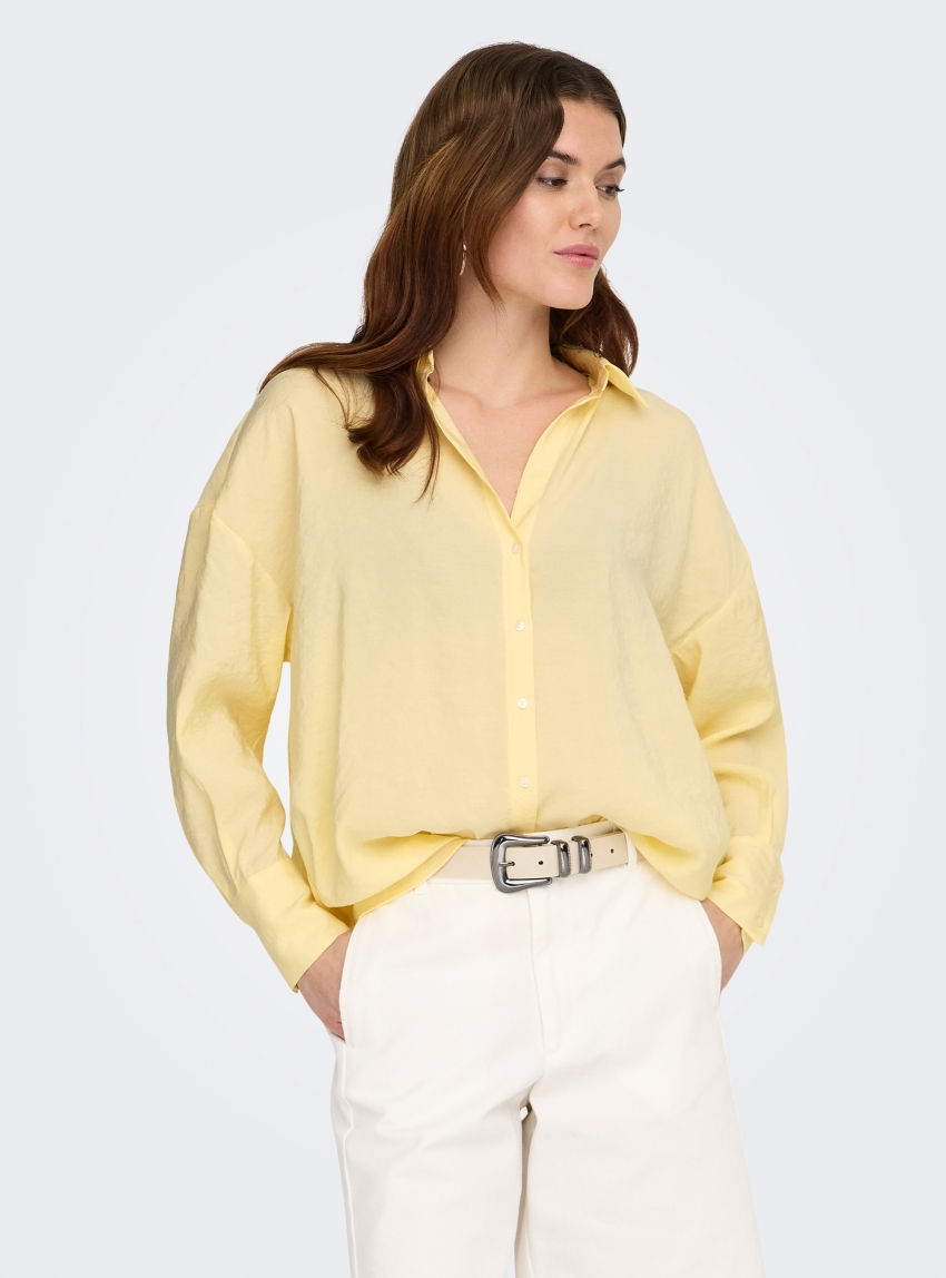 Only Zazima Loose Shirt - Cream
