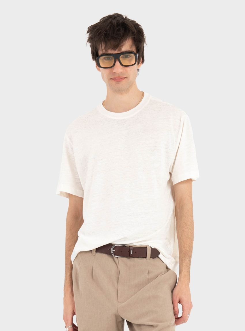 Gabba GABdune Linen SS T-Shirt - Off White