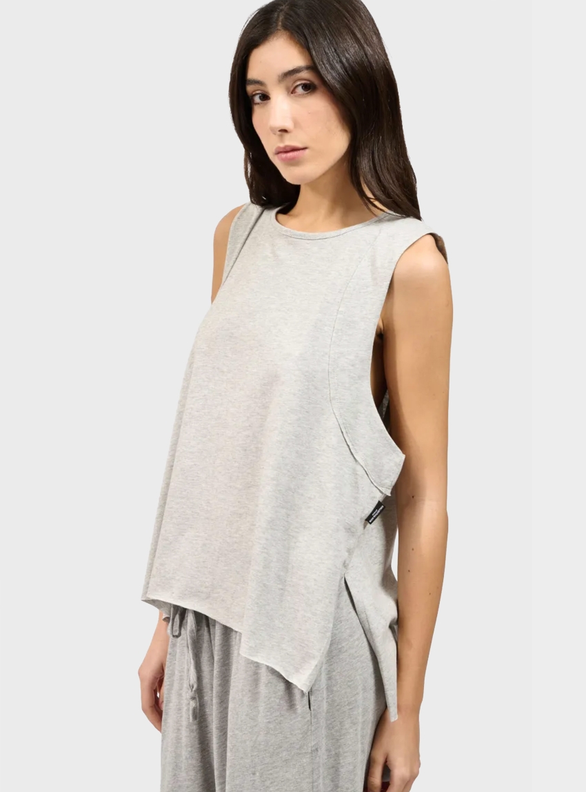 Collectiva Noir Rina Top - Grey