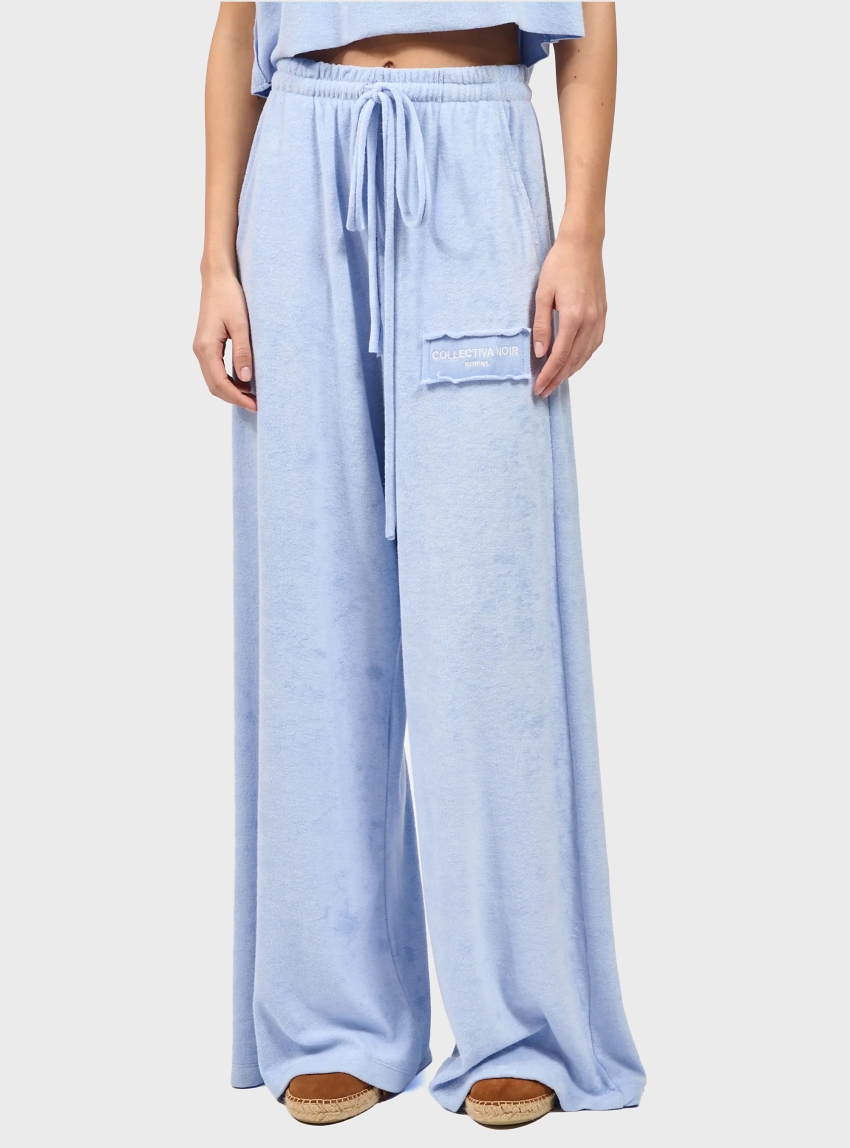 Collectiva Noir Addisson Br Pants - Light Blue