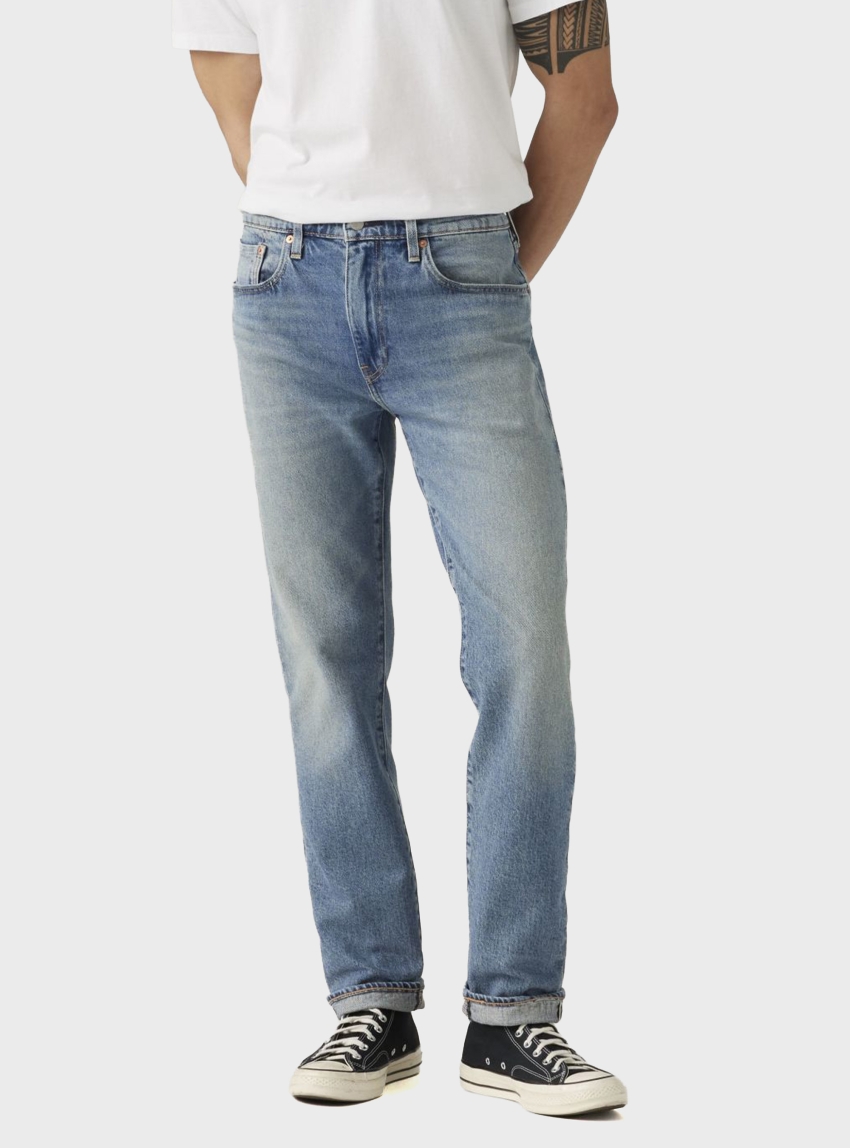 Levi's 502™ Taper Fit Selvedge Jeans - Medium Aged Denim