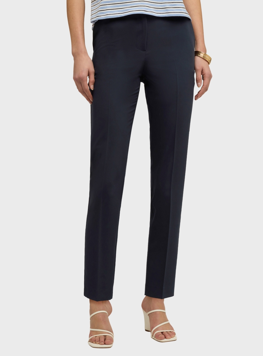 Motivi Regular fit polyviscose trousers - Blue