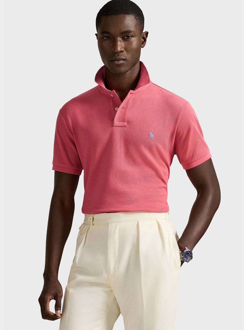Polo Ralph Lauren The Iconic Mesh Polo Shirt - Coral