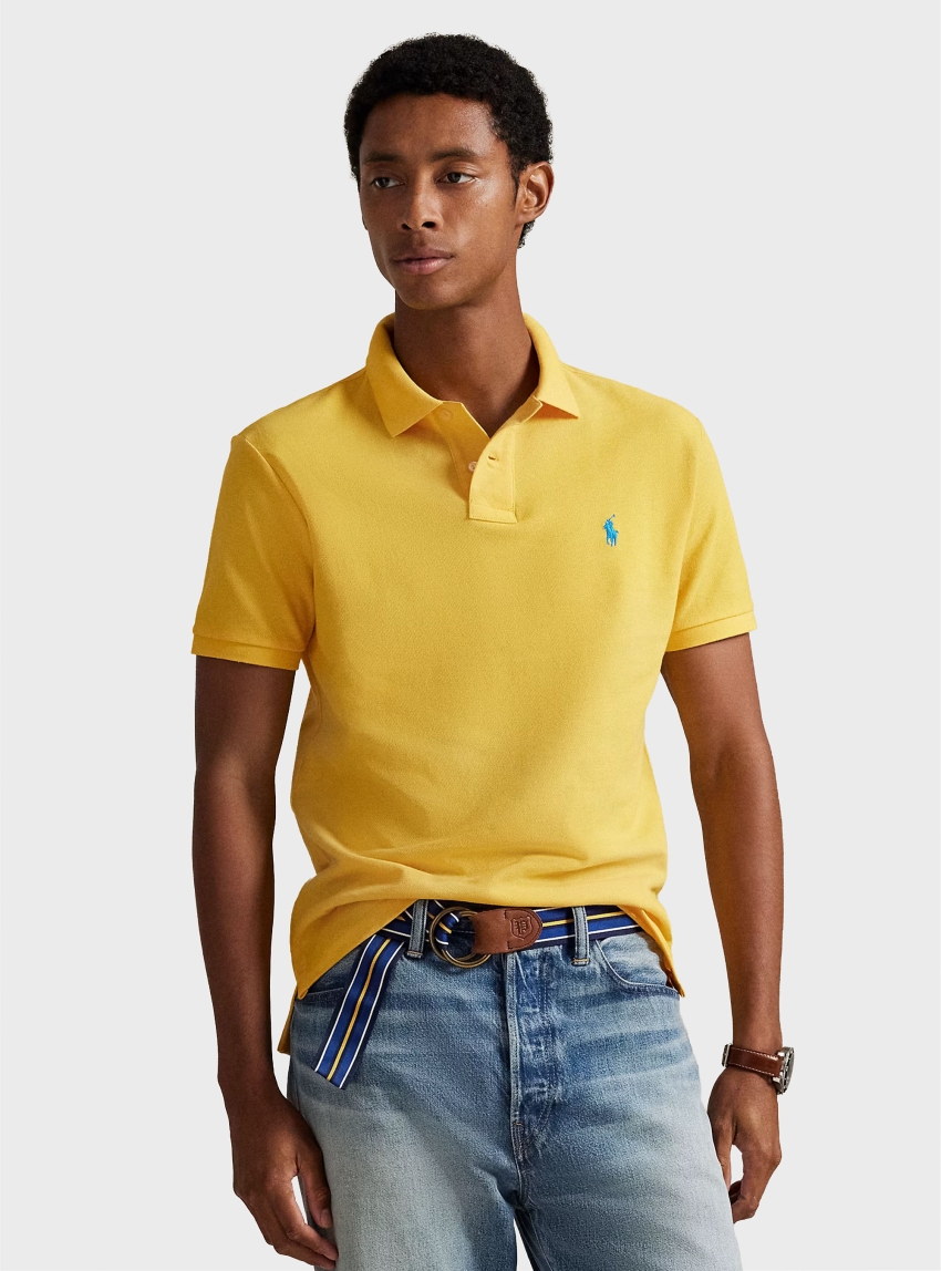 Polo Ralph Lauren The Iconic Mesh Polo Shirt - Yellow