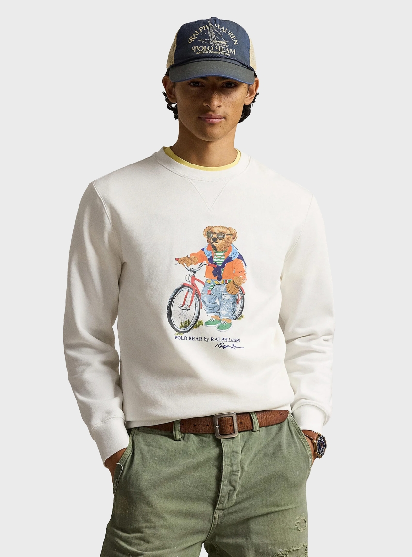 Polo Ralph Lauren Polo Bear Fleece Sweatshirt - White