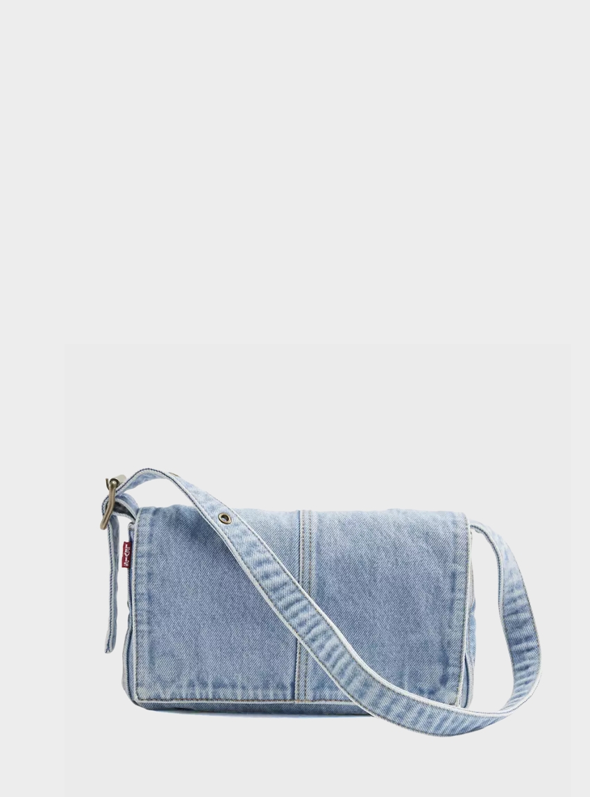 Levi's Brannan Shoulder Bag - Light Aged Denim