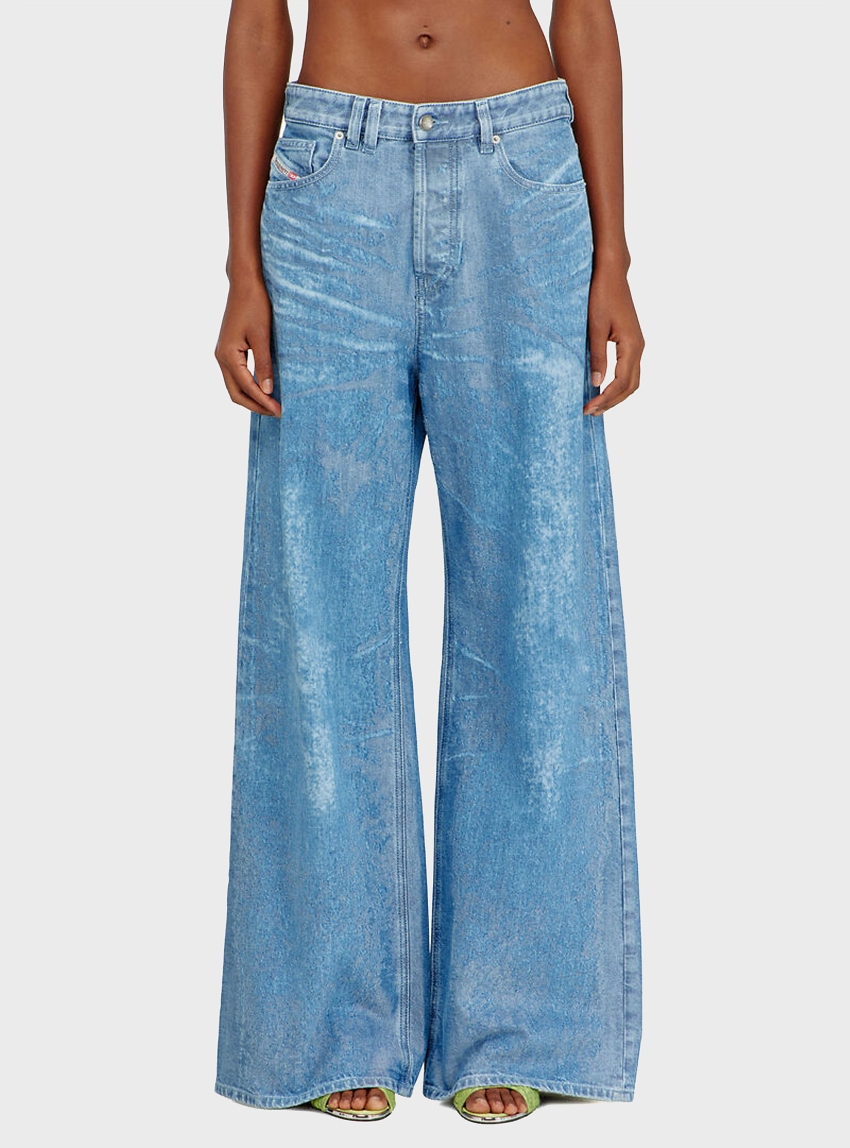 Diesel Relaxed Jeans 1996 D-Sire 09P23 - Light Aged Denim