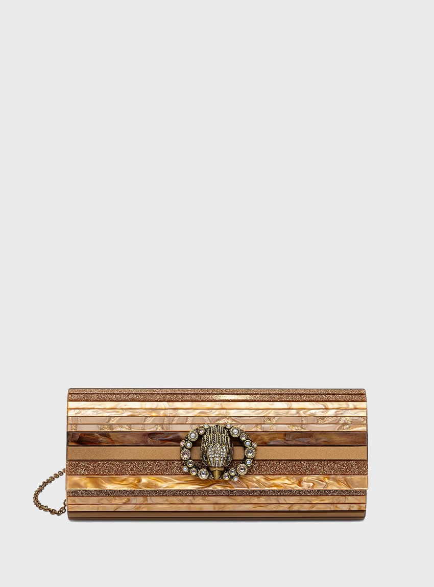 Kurt Geiger Party Eagle Long Clutch - Bronze