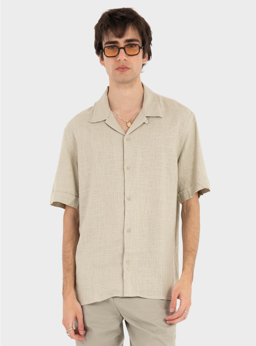 Antony Morato Shirt Honolulu Regular Straight Fit - Olive 