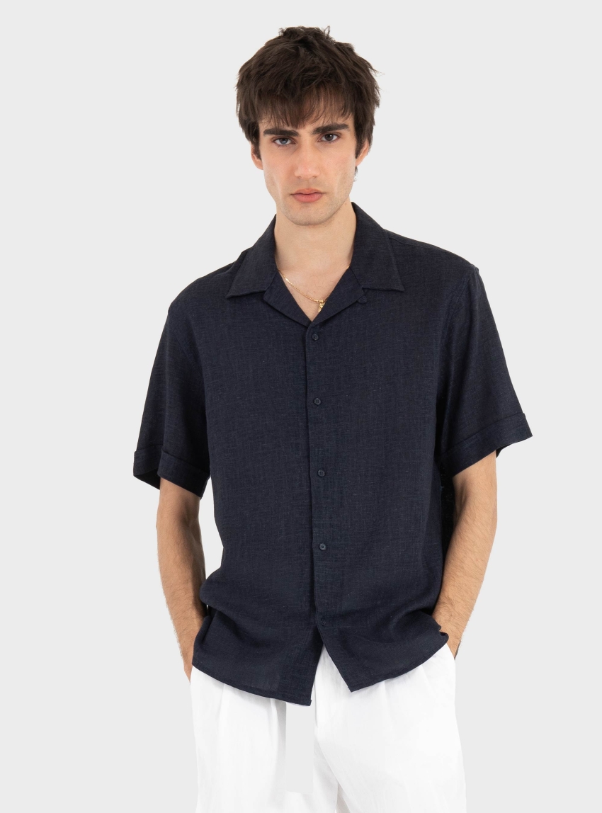 Antony Morato Shirt Honolulu Regular Straight Fit - Blue