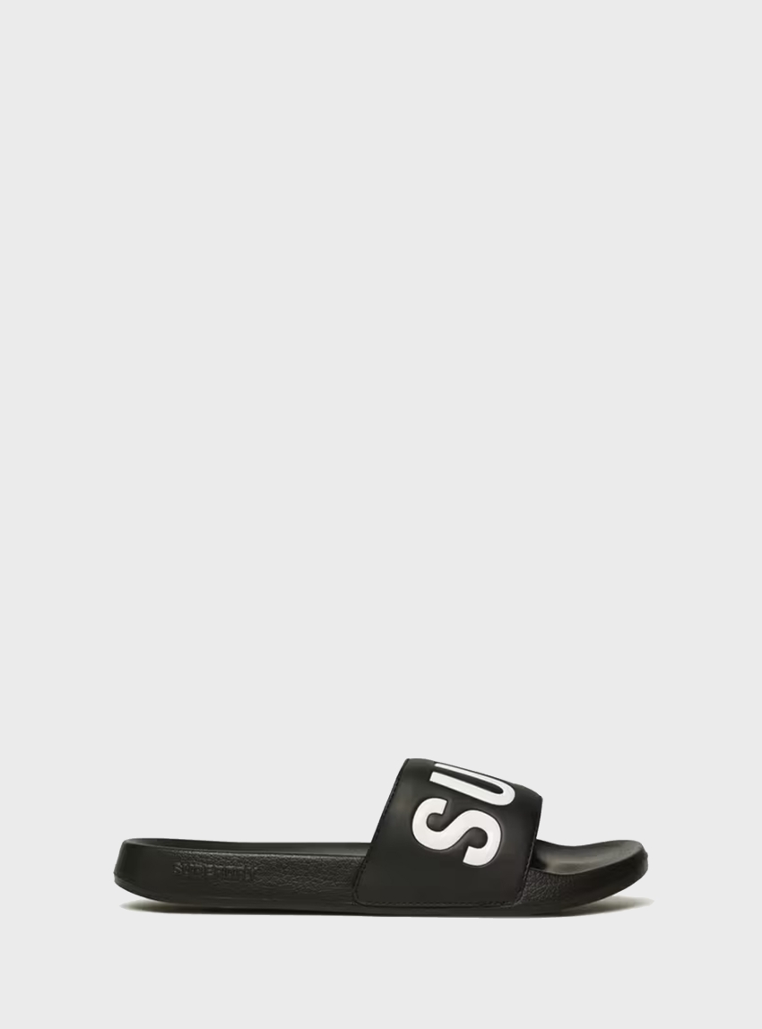 Superdry Pool Slides - Black