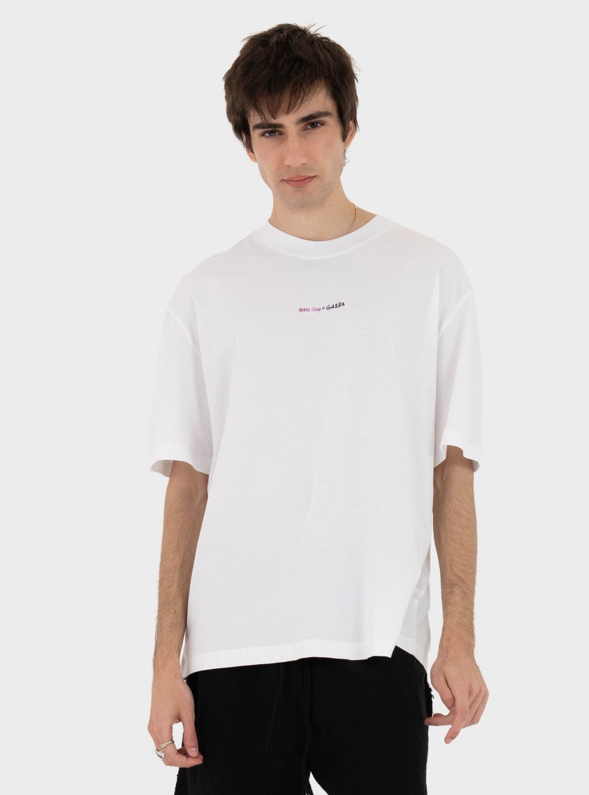 Gabba GABnigel Boxy Nando SS T-Shirt GOTS - White