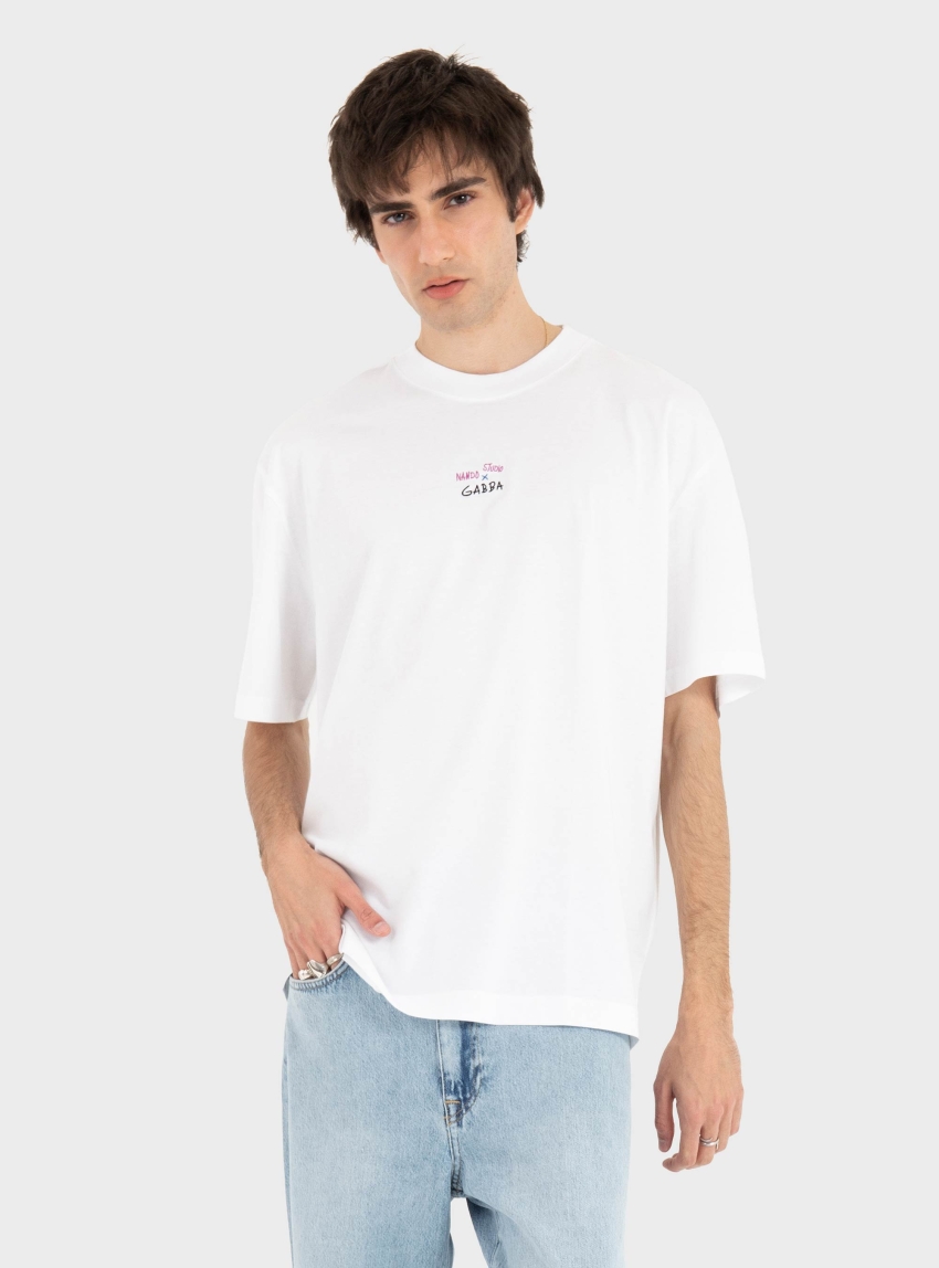 Gabba GABnigel Nando SS T-shirt GOTS - White