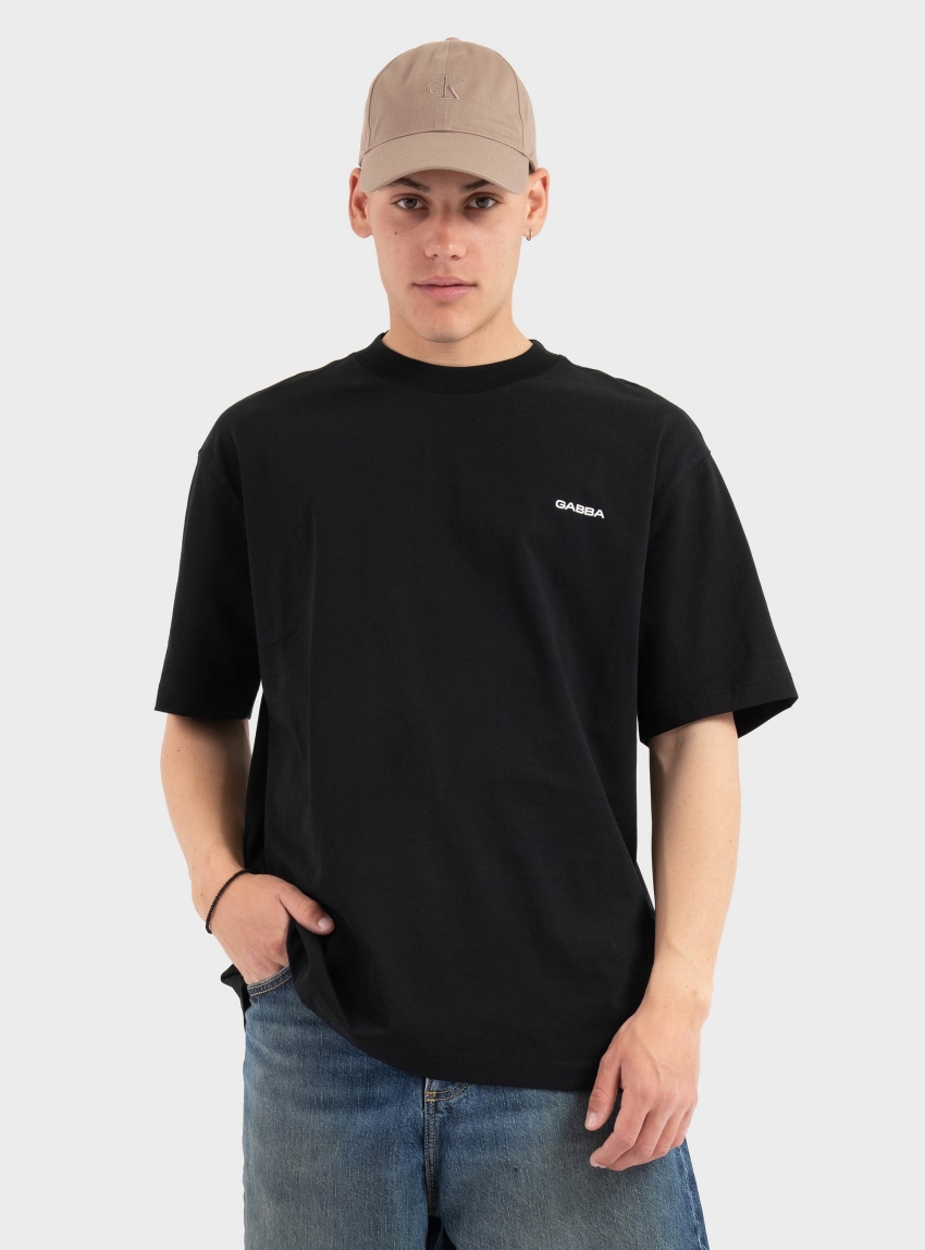 Gabba GABnigel Boxy Logo GOTS SS - Black