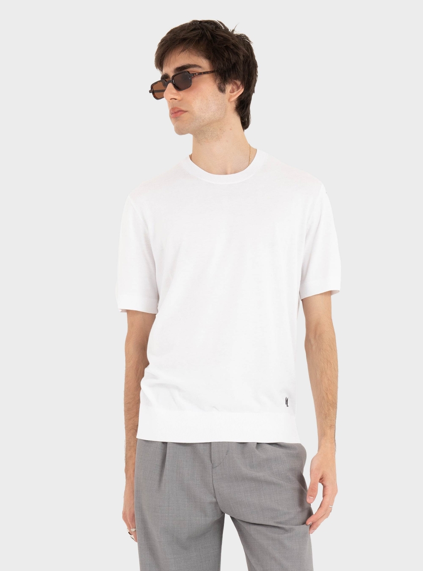 Karl Lagerfeld Knitted T-Shirt - White